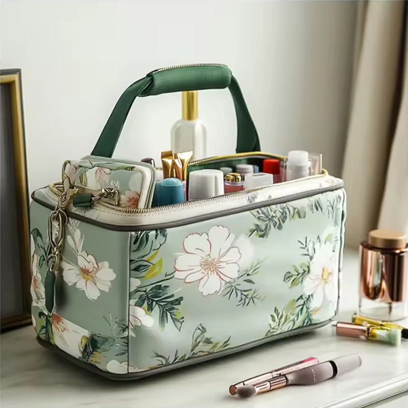 Sac cosmétique portable et étanche