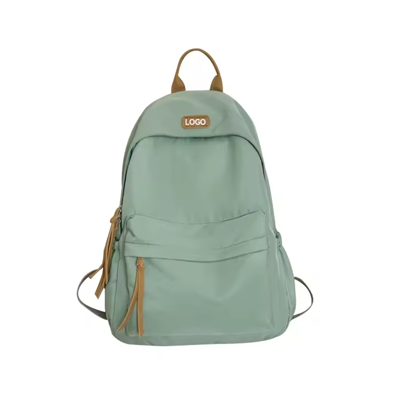 Sac d'école simple et décontracté en nylon de grande capacité