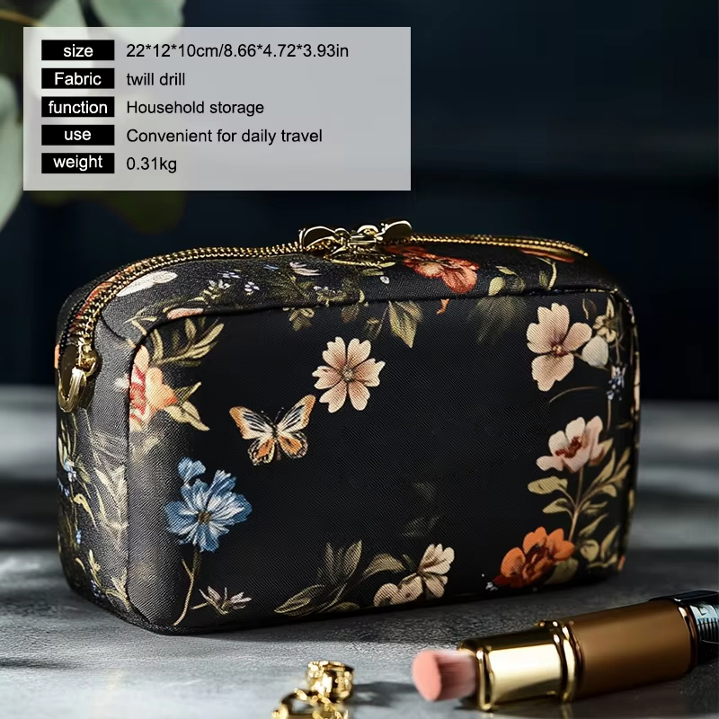 Isen Small Canvas Makeup Bag In Assorted Sizes