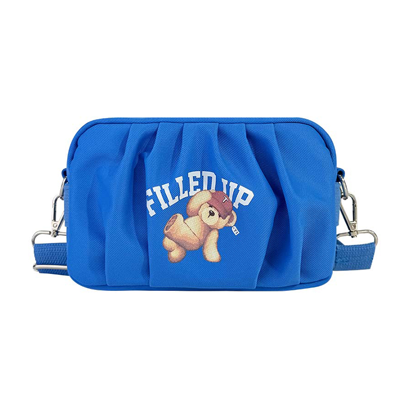 Sac à bandoulière ours en peluche froncé nuage