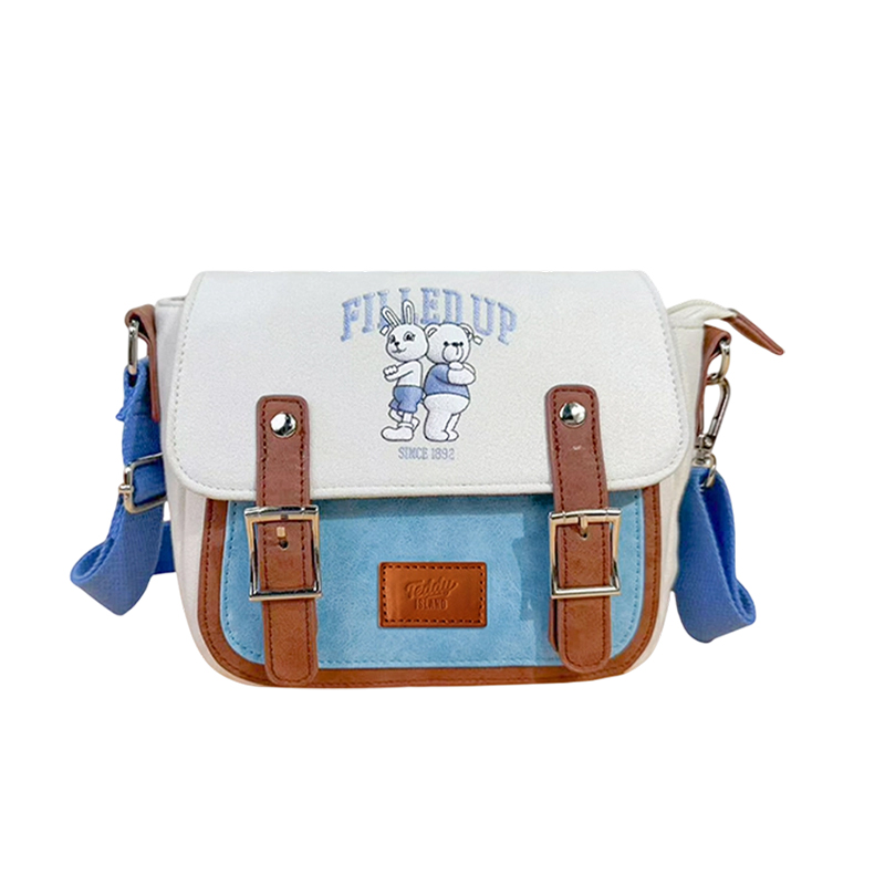 Teddy Island - Sac bandoulière à boucle color block